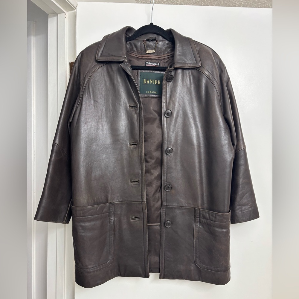 Danier Leather Button Front Jacket